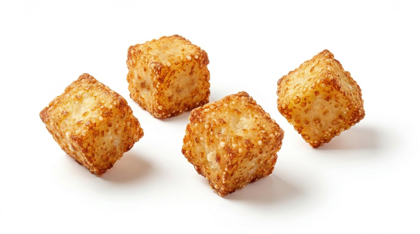 Snacks de Tapioca com queijo (Dadinhos)